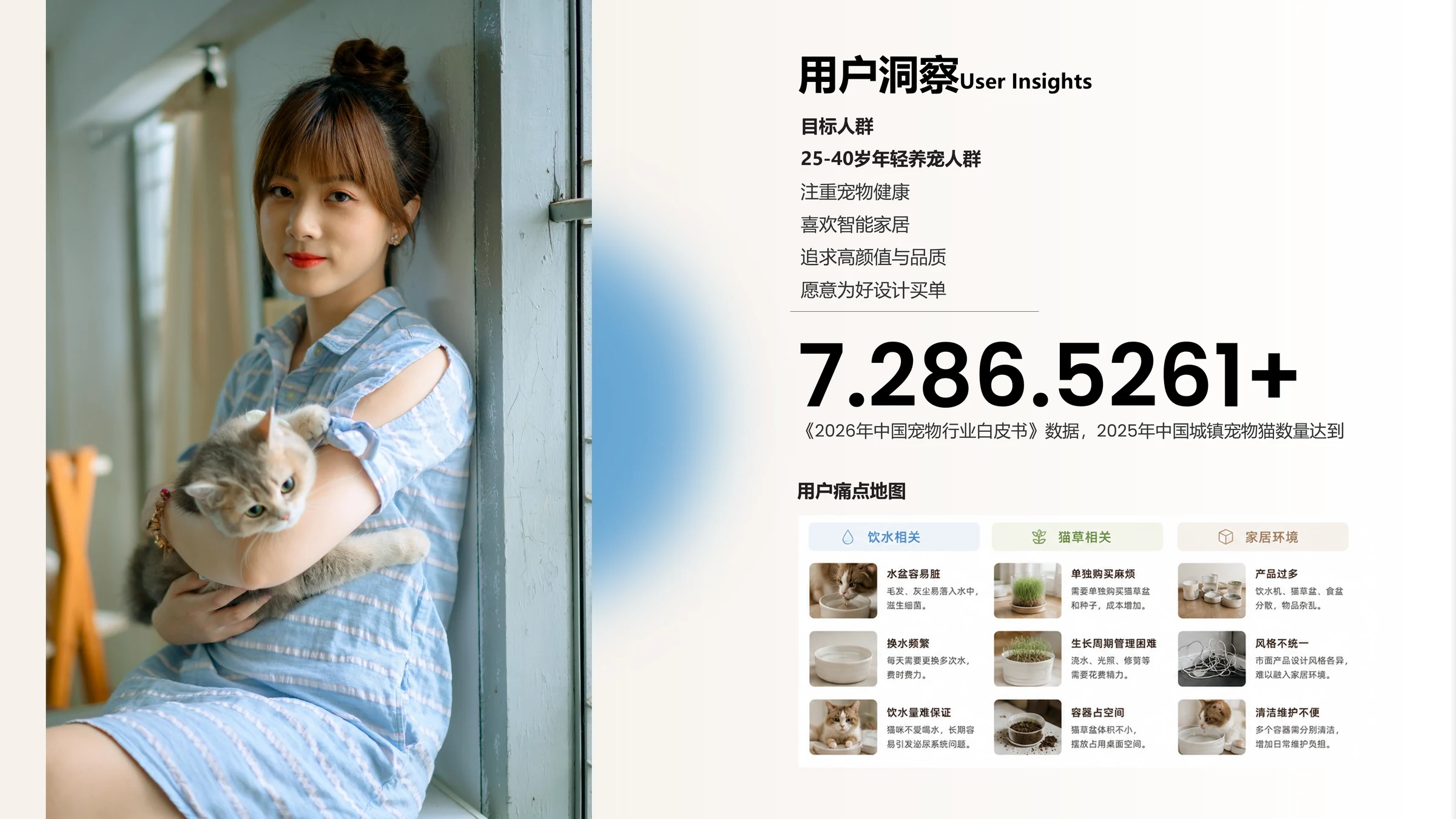 年轻养猫用户画像与痛点地图